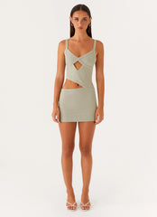 Jocelyn Mini Dress - Sage
