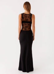 Imperial Maxi Dress - Black