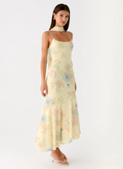 Sole Mio Midi Dress - Spring Meadow