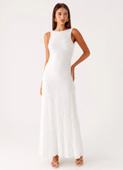 Embrace The Sun Maxi Dress - White