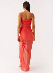 Louana Maxi Dress - Coral