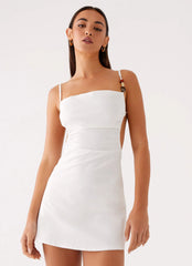 Marlon Mini Dress - White