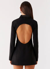 Memphis Blazer Mini Dress - Black