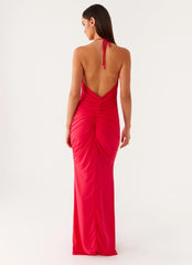 Amari Maxi Dress - Raspberry