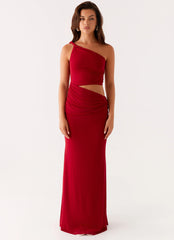 Three Wishes Maxi Dress - Raspberry