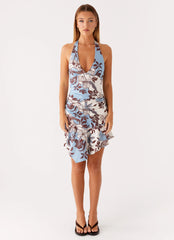 Colt Mini Dress - Bluewood Blossom