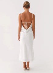 Bentley Midi Dress - White