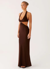 Shawnie Maxi Dress - Chocolate