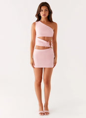 Malli Cut Out Mini Dress - Pink