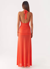 Island Muse Dress - Coral