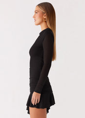 Juliana Mini Dress - Black