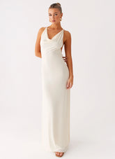 Dahliana Maxi Dress - Off White