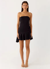 Luna Night Mini Dress - Black