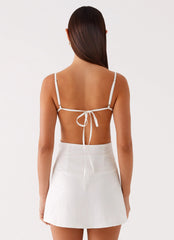 Marlon Mini Dress - White