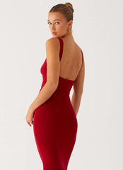 Safiya Maxi Dress - Maroon