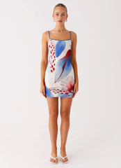 Everett Mini Dress - Deep Sea Bloom