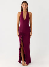 Charmed By You Maxi Dress - Plum
