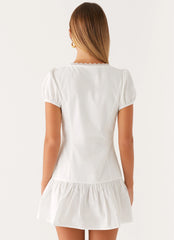 Simply Yours Mini Dress - White