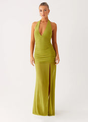 Island Muse Dress - Lime