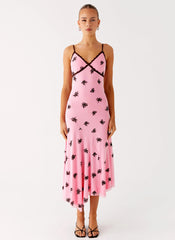 Amelia Midi Dress - Pink