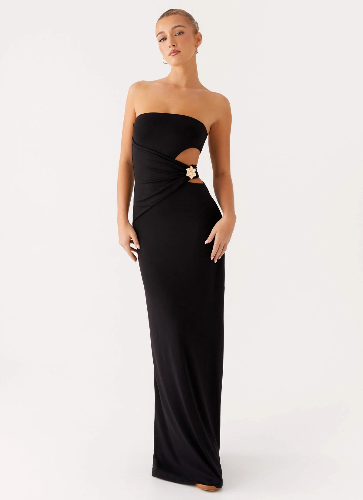 Anetta Maxi Dress - Black