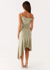 Huntah Midi Dress - Sage