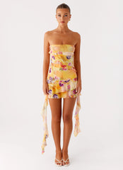 Macey Mini Dress - Sunburst Floral