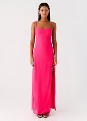 Alouette Maxi Dress - Fuchsia