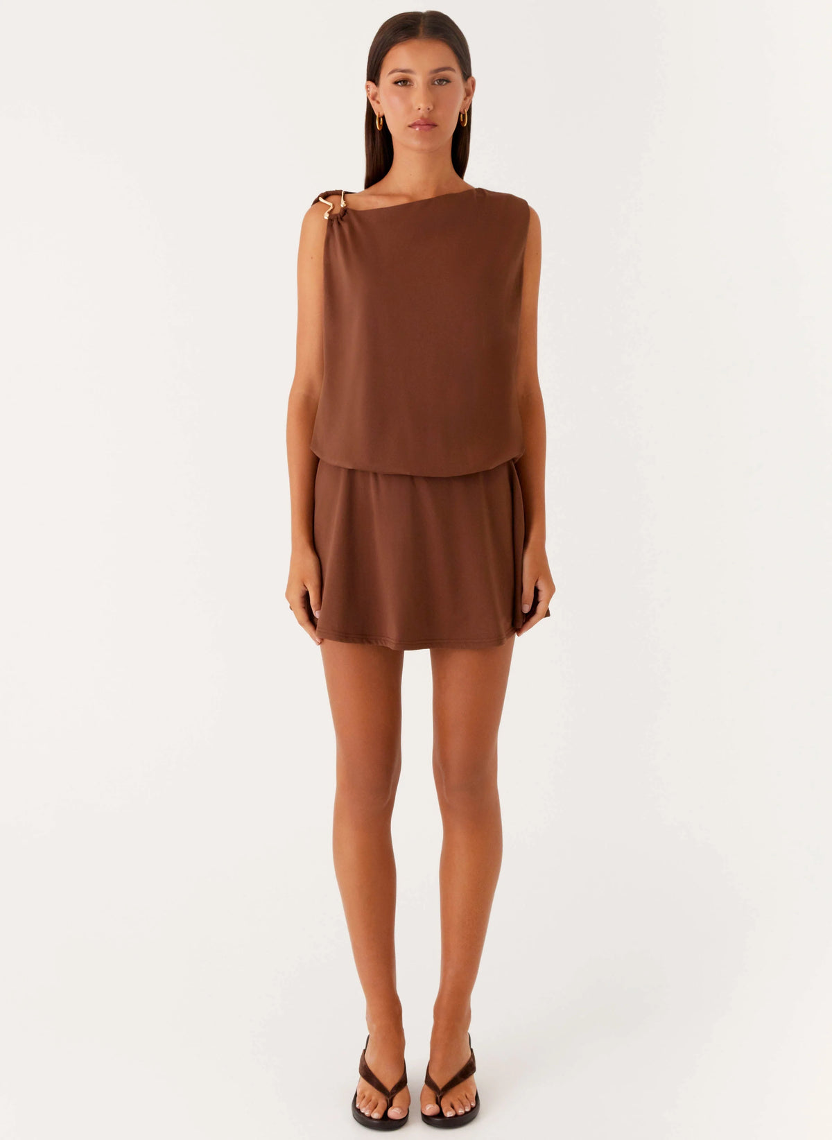 Ala Mini Dress - Chocolate