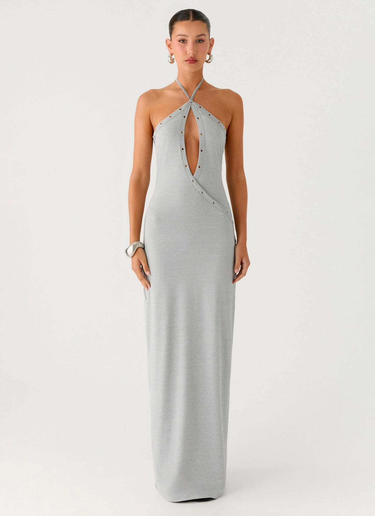 Off The Bass Maxi Dress - Grey
