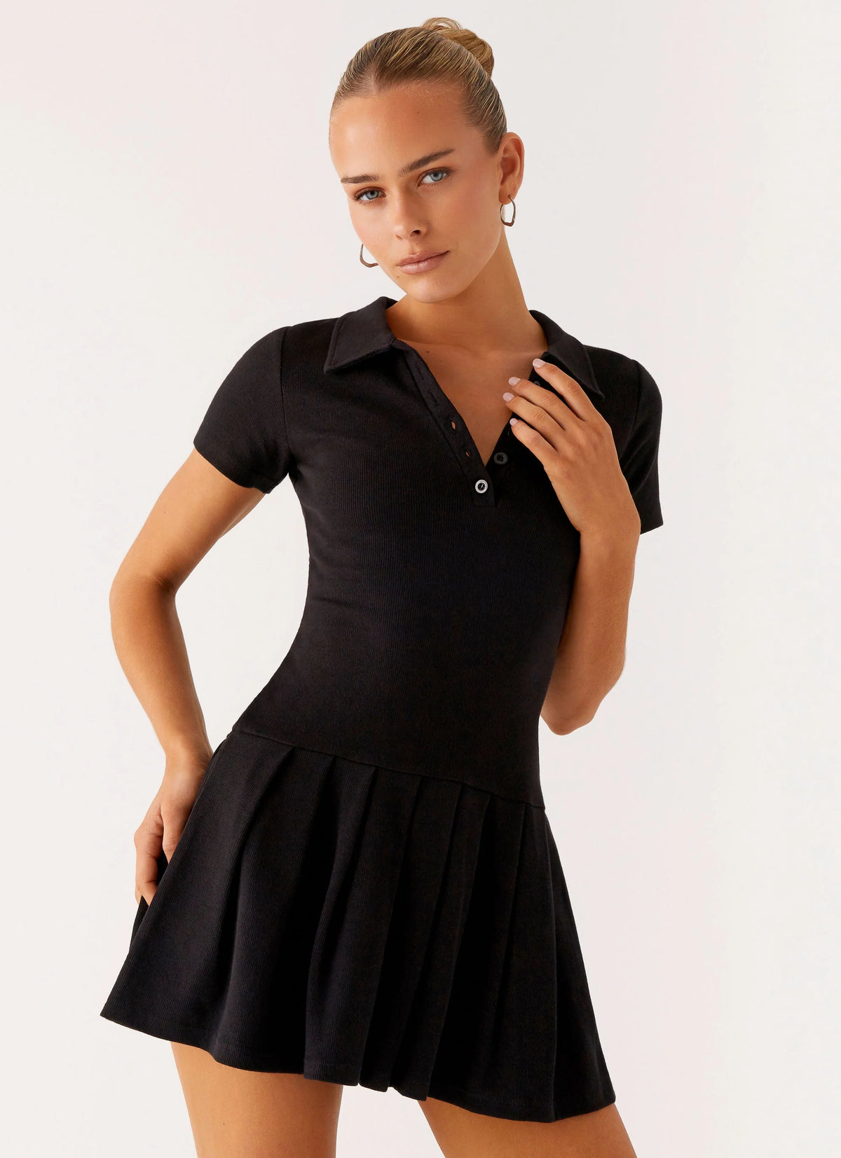 Alondra Mini Dress - Black