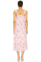 Bria Frill Midi Dress