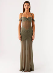 Ivy Lane Maxi Dress - Olive