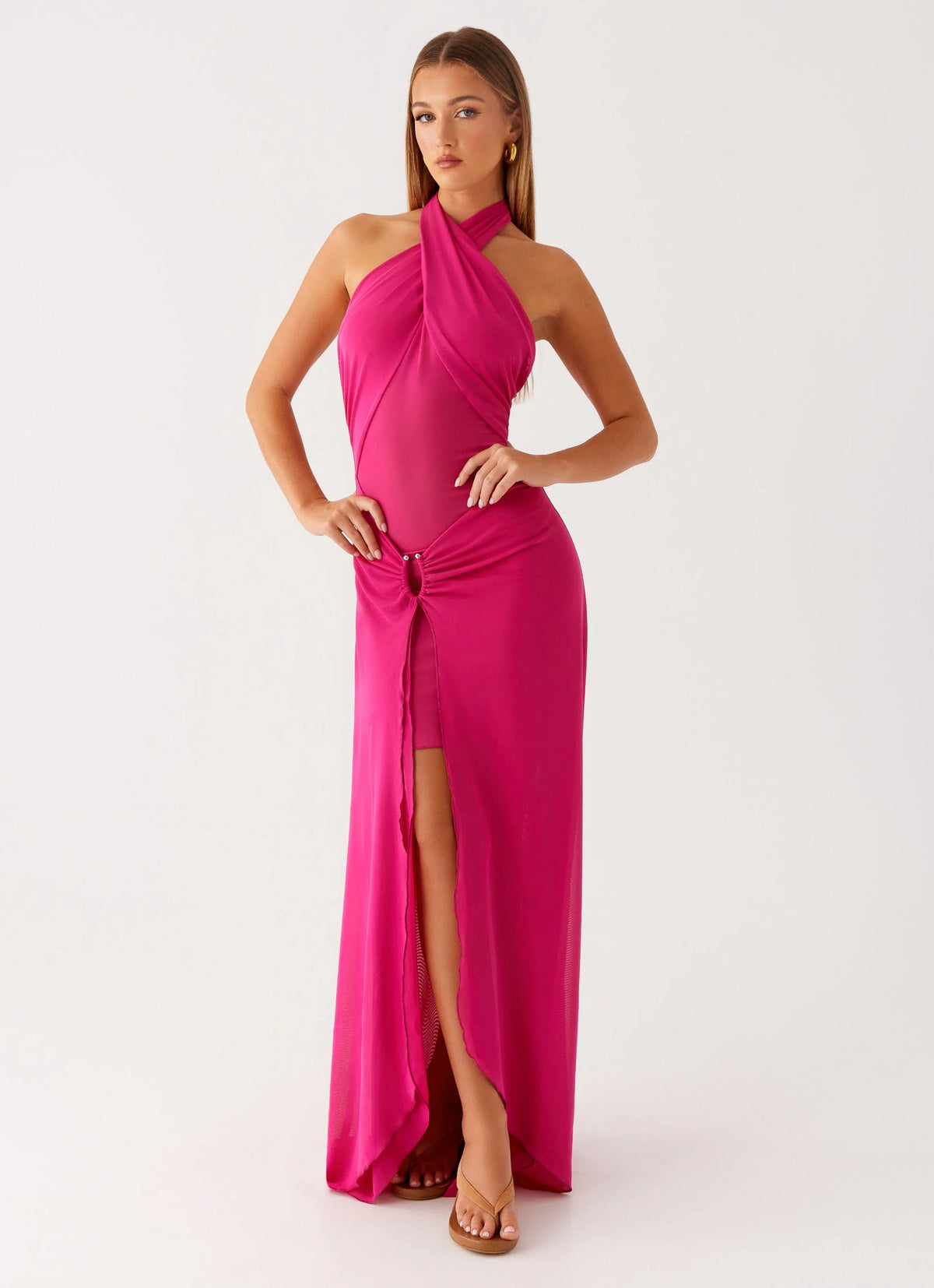Ericka Maxi Dress - Hot Pink