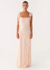 Naya Maxi Dress - Peach