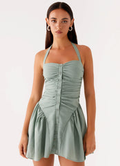 Fable Mini Dress - Sage