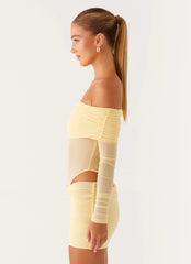 No Doubt Mini Dress - Yellow