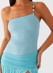 Aurelia Maxi Dress - Aqua