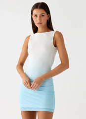 Sharona Mini Dress - Blue Ombre