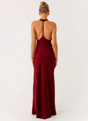 Angie Maxi Dress - Burgundy