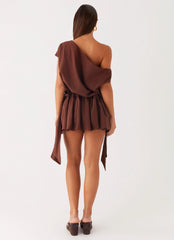 Ettie Mini Dress - Chocolate