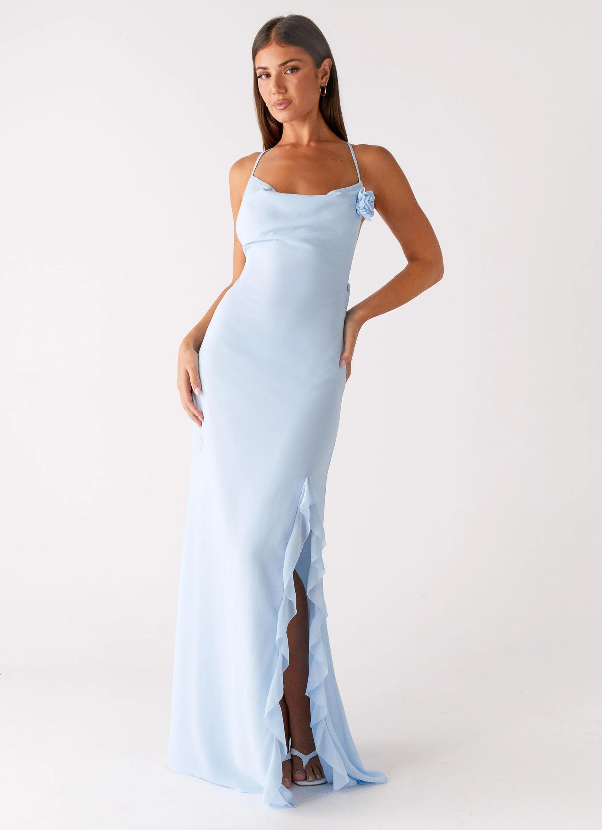 First Class Maxi Dress - Blue
