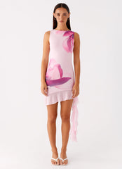 Normandy Mini Dress - Pastel Pink