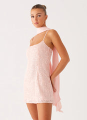 Vision Sequin Mini Dress - Pink