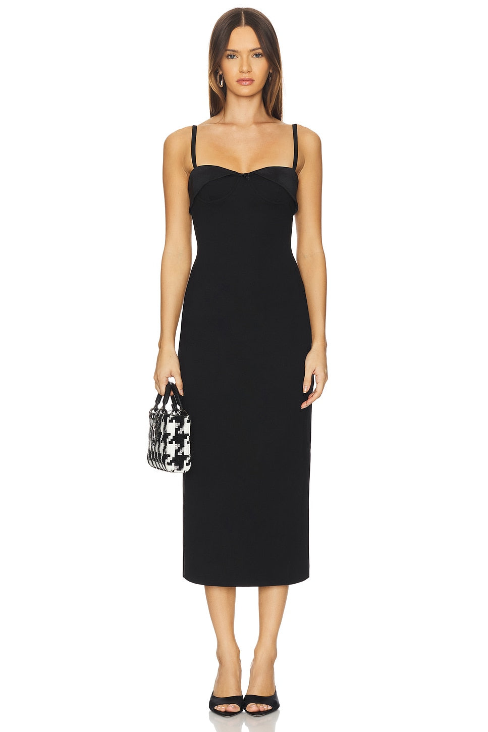 x Christina Elezaj Shea Midi Dress