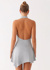 Tavi Mini Dress - Grey