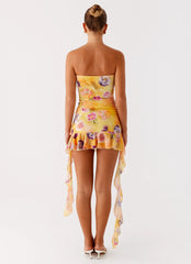Macey Mini Dress - Sunburst Floral