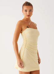 Elane Mini Dress - Yellow