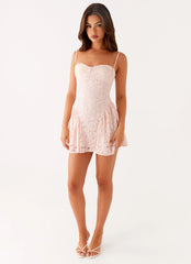 Promenade Mini Dress - Pink