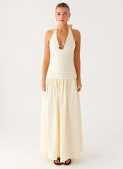 Val Maxi Dress - Lemon
